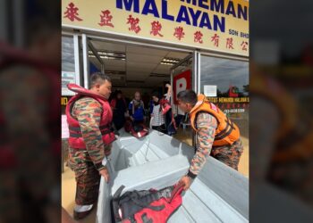 Terperangkap banjir