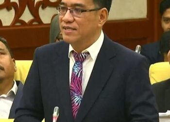WONG Hong Wai pada sidang DUN Pulau Pinang hari ini.