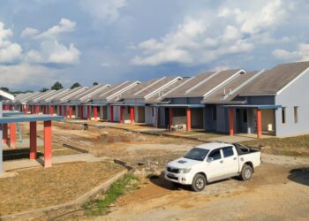 PEMBINAAN Rumah Pahang di Jengka 11 berjalan lancar dan tiada isu terbengkalai, hanya menunggu masa untuk siap sepenuhnya.