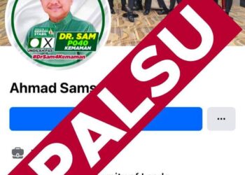 AKAUN Facebook palsu Ahmad Samsuri wujud pada kempen PRK Kemaman.