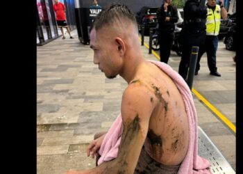 FAISAL Abdul Halim yang cedera akibat disimbah asid. - Foto Media Sosial