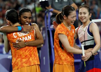 PEARLY Tan-M. Thinaah menewaskan pasangan Jepun, Nami Matsuyama-Chiharu Shida 21-13, 21-11 pada aksi suku separuh akhir Terbuka Jepun 2025 di Gimnasium Metropolitan Tokyo, hari ini.