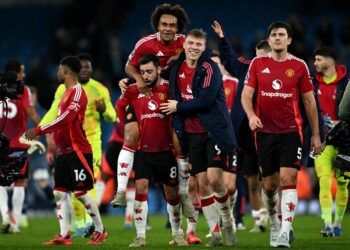 PEMAIN Manchester United akan beraksi di Stadium Nasional Bukit Jalil pada 28 Mei ini.-AFP