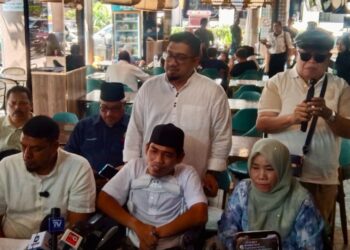 MUHAMMAD Zaimuddin Azlan ketika bercakap dalam sidang akhbar di Dang Wangi, Kuala Lumpur baru-baru ini.
