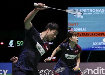 Goh Soon Huat-Shevon Lai mengambil masa selama 33 minit untuk membenam wakil Amerika Syarikat, Chen Zhi Yi-Francesca Corbett menerusi kemenangan straight set 21-13, 22-20.