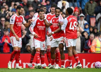 ARSENAL akan berdepan Spurs dalam aksi Liga Perdana Inggeris, awal pagi esok.-AFP