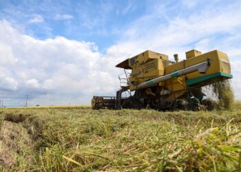 KOS mengerjakan sawah kini semakin meningkat susulan kenaikan diesel akibat krisis Asia Barat. - GAMBAR HIASAN
