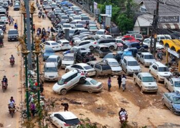 KEADAAN Hat Yai, Thailand selepas dilanda banjir terburuk dalam tempoh 100 tahun.