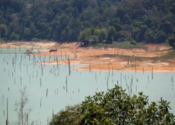 PARAS air Empangan Pedu masih sekitar 40.64. peratus . - UTUSAN/SHAHIR NOORDIN