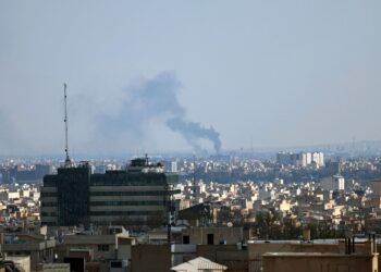 SERANGAN AS-Israel memusnahkan rumah ibadat Yahudi di Teheran awal pagi ini. - AFP