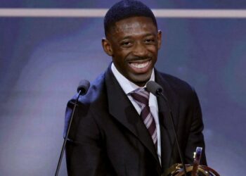 Ousmane Dembele sekali lagi dipilih sebagai pemain terbaik Ligue 1. - AFP