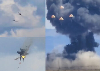 DUA jet pejuang bertembung di ruang udara Idaho. - X