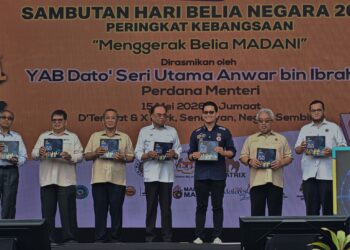 MUHAMMED Taufiq ketika sidang akhbar Sambutan Hari Belia Negara Peringkat Kebangsaan 2026 di Sendayan, Seremban, hari ini. -UTUSAN / NOR SHAFIQAH MOHD GHAZALI