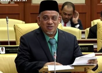 MUHAMMAD Fauzi Yusoff ketika sidang DUN Pulau Pinang, hari ini