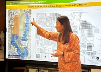 MENTERI di Jabatan Perdana Menteri (Wilayah Persekutuan) Kuala Lumpur, Hannah Yeoh tunjuk 17 lot tanah kolam takungan bajir Jinjang dan Batu