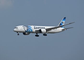 GAMBAR fail sebuah pesawat EgyptAir. - AFP