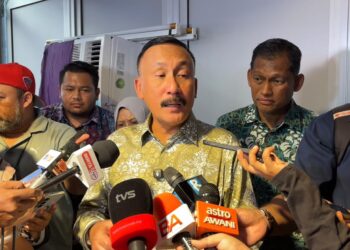 RUSLIN Jusoh ketika ditemui pemberita pada Majlis Perasmian Sambutan Peringatan Hari Antidadah Kebangsaan 2026, di Dataran Sungai Muda, Kepala Batas, Pulau Pinang