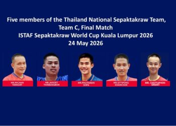 LIMA Pemain Thailand serta dua pegawai Thailand berhadapan hukuman gantung sehingga prosiding disiplin berhubung insiden kontroversi final Piala Dunia Sepaktakraw 2026 selesai.