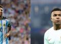 Lionel Messi (kiri) dan Kylian Mbappe antara nama yang sering jadikan inspirasi ketika peminat bola sepak menamakan anak masing-masing. - AFP