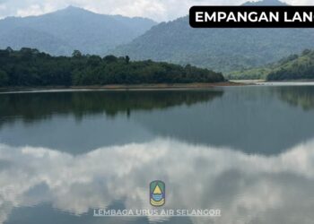 Paras empangan