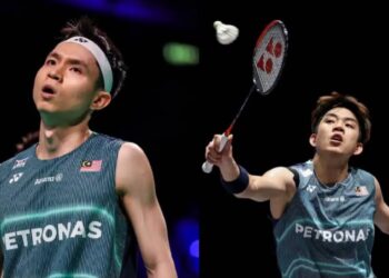 Wei Chong-Wooi Yik terpaksa akur kepada pasangan No. 18 dunia, Lee Fang Chih-Lee Fang Jen dari Taiwan 23-21, 17-21, 16-21 dalam masa 1 jam 2 minit di peringkat 32 terbaik.-IHSAN BAM