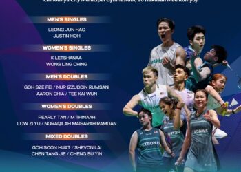 KETIADAAN Wooi Yik menyaksikan Aaron Chia akan membentuk gandingan baharu bersama Tee Kai Wun dalam usaha memburu kejayaan di pentas Sukan Asia. - IHSAN BAM