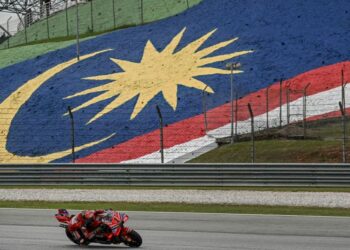 Litar Antarabangsa Sepang kini menjadi gelanggang Grand Prix Malaysia untuk perlumbaan MotoGP. - AFP