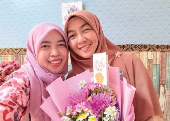 WAN Nadzirah W. Pauzi (kiri) menjalani kehidupan baharu selepas menerima sebelah buah pinggang daripada Wan Nurhidayah.