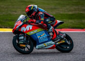 Hakim Danish akan memulakan perlumbaan dari barisan hadapan pada Grand Prix Motosikal Jerman di Litar Sachsenring, Jerman, hari ini. - Ihsan SIC Racing