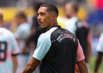 Pemain Belgium, Youri Tielemans kini menjadi buruan Manchester United. - AFP