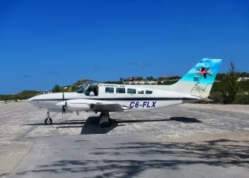 PESAWAT C6-FLX  terhempas di Nassau. - Facebook/Flamingo Air