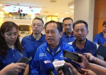AHMAD Maslan ketika ditemui semasa sidang akhbar sempena program IJM Alliance Duo Highway Challenge 2026 hari ini.