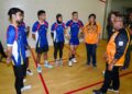 UR 06 OGOS 2026. Ketua Kontinjen Sukan Asia 2026, Datuk Mohd Sumali Reduan bersama atlit skuasy negara ketika membuat lawatan bagi persiapan Sukan Asia 2026 Jepun di Pusat Latihan Skuasy Jalan Duta. Foto : Saddam Yusoff