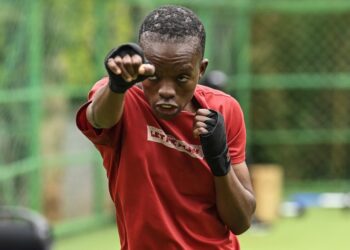 CHRISTINE Ongare menjalani latihan di Nairobi menjelang Sukan Olimpik Tokyo 2020. - AFP