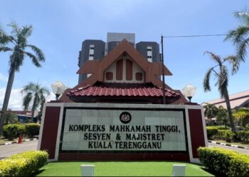KOMPLEKS Mahkamah Tinggi, Sesyen dan Majistret Kuala Terengganu, Terengganu.